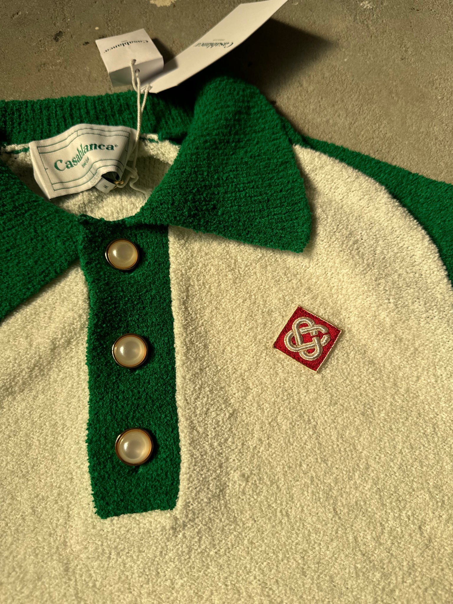 Casablanca Colour Blocking Bounce Polo (Size M)