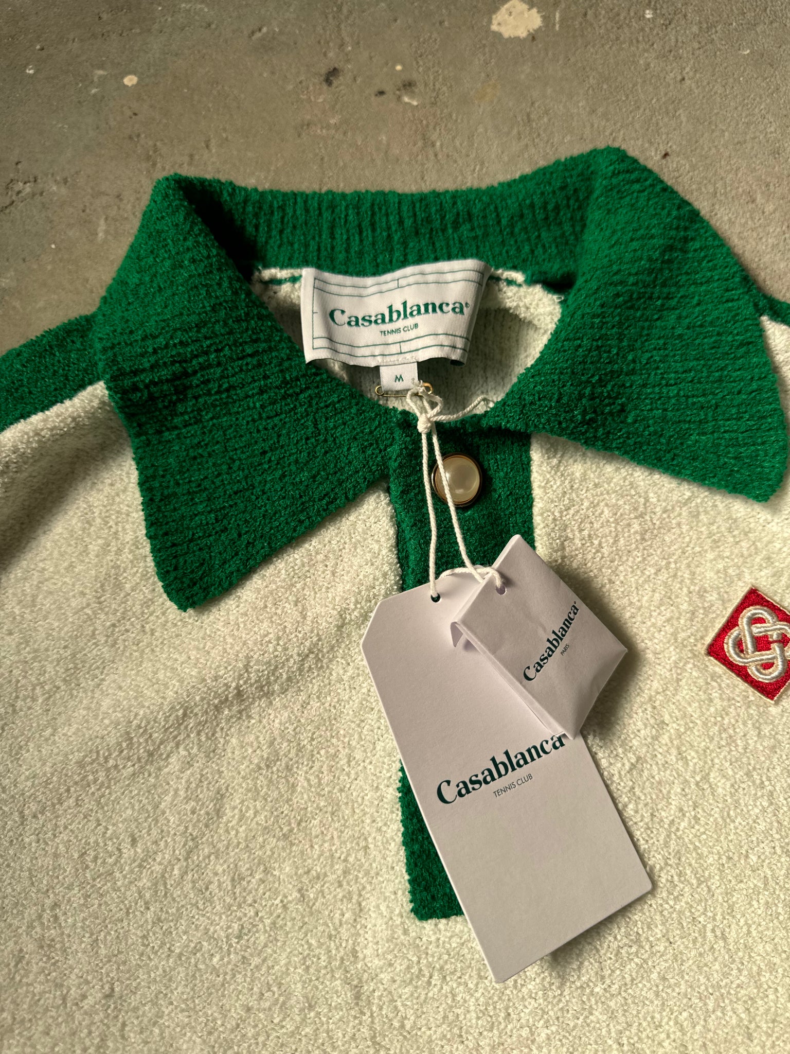 Casablanca Colour Blocking Bounce Polo (Size M)