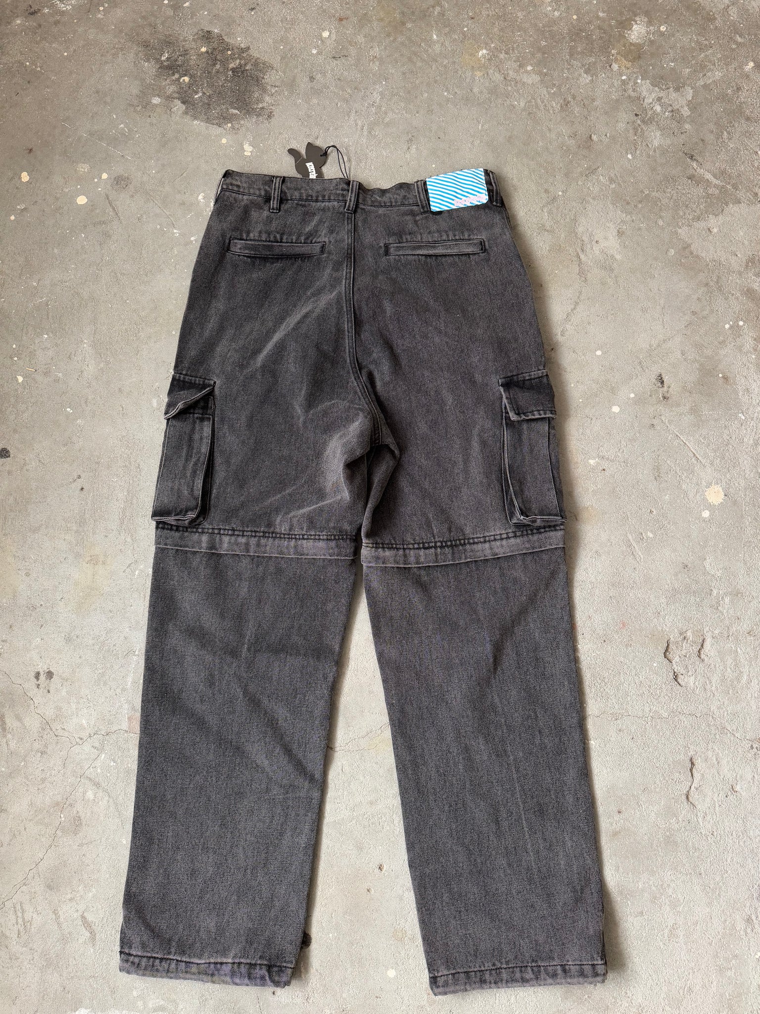 Billionaire Boys Club 2Way Denim Cargo Pants Black