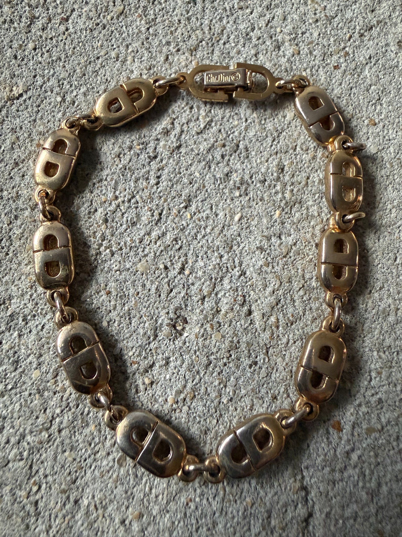 Dior CD Chain Bracelet Gold