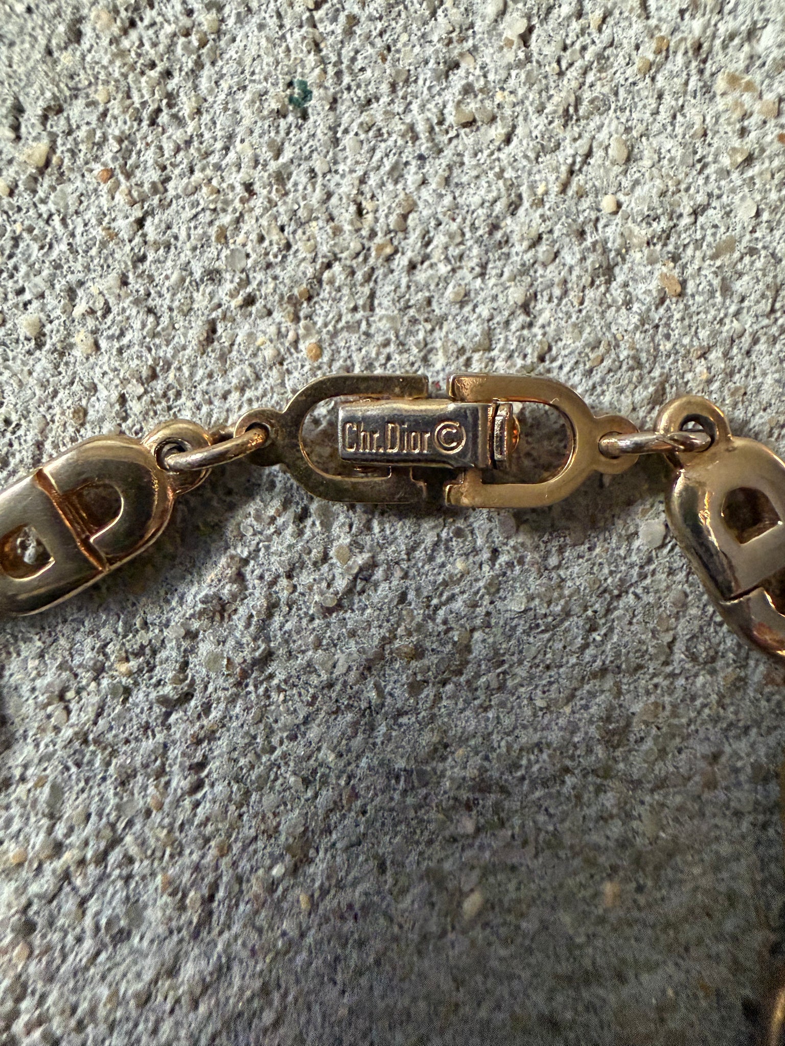 Dior CD Chain Bracelet Gold