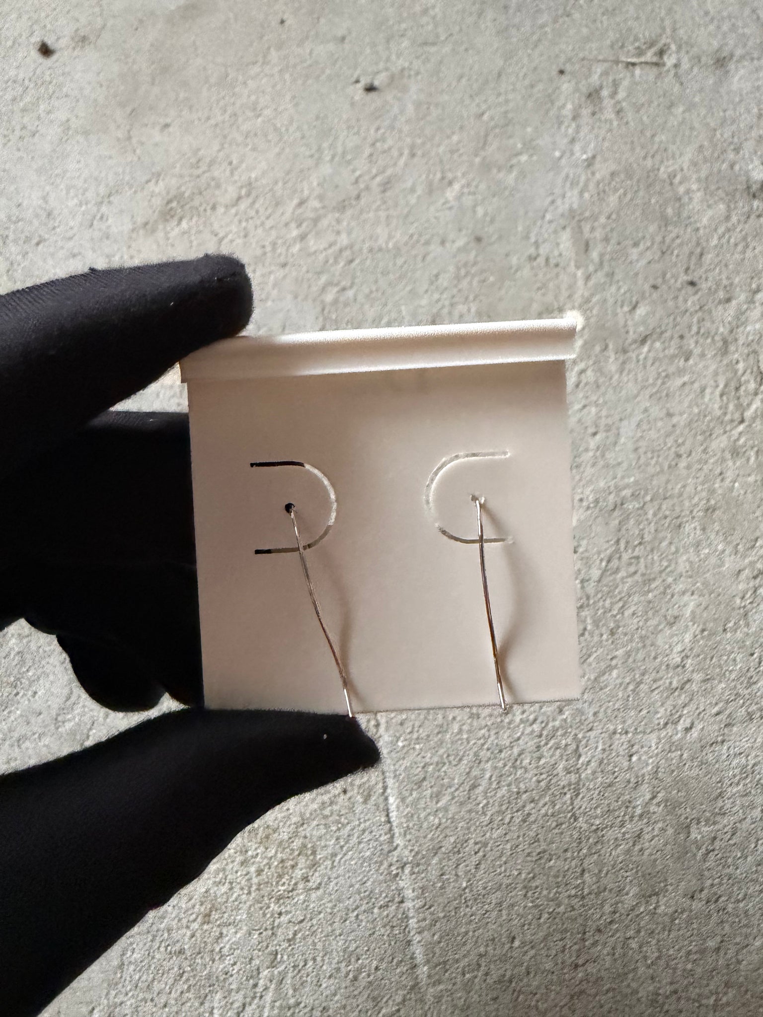 Dior Trotter Plate Earrings Pink