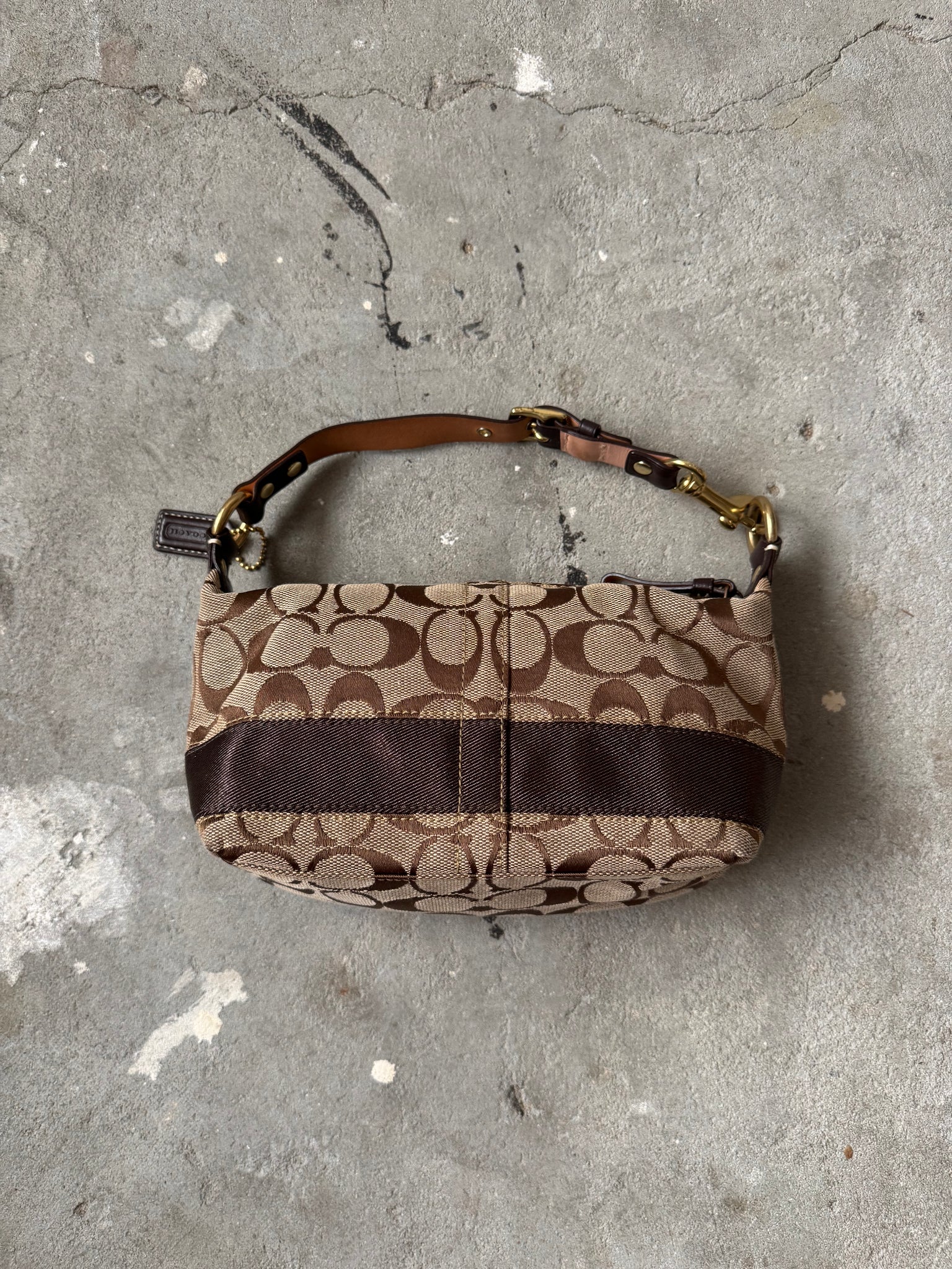 バッグ Coach Mini Signature Small Hobo Beige Coach Mini Signature Small Hobo Beige（Coach Bags: sale up