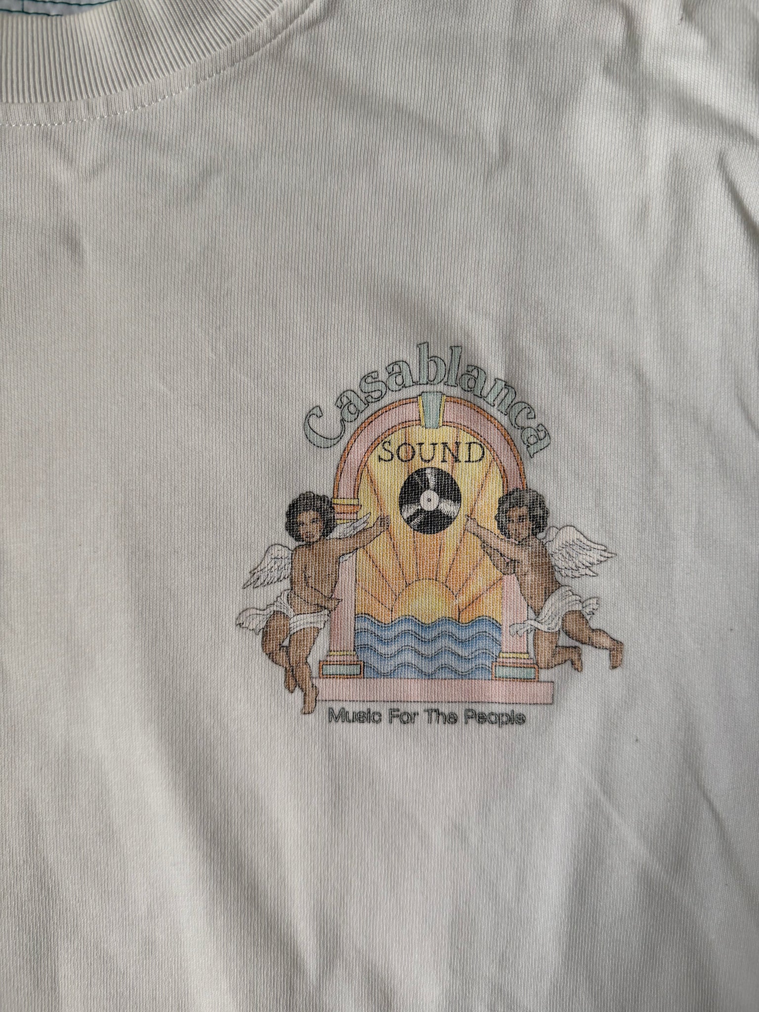 Casablanca Music For the People T-Shirt White (Size L)