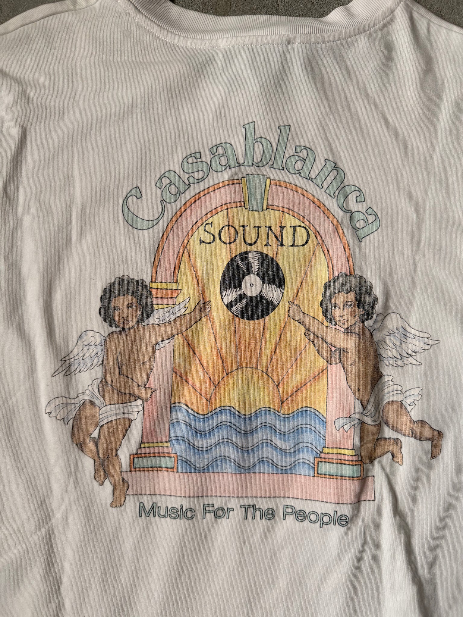 Casablanca Music For the People T-Shirt White (Size L)