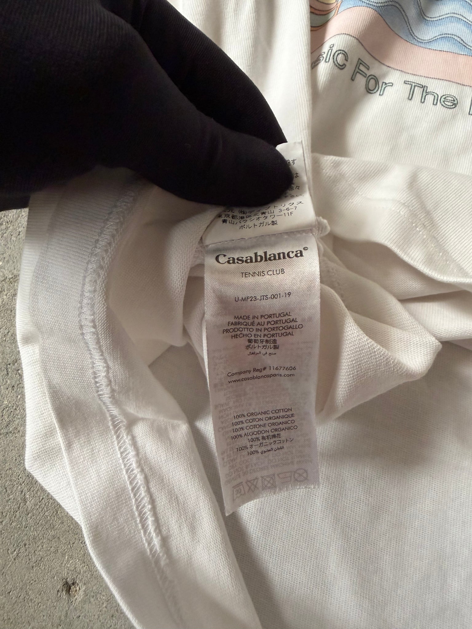 Casablanca Music For the People T-Shirt White (Size L)