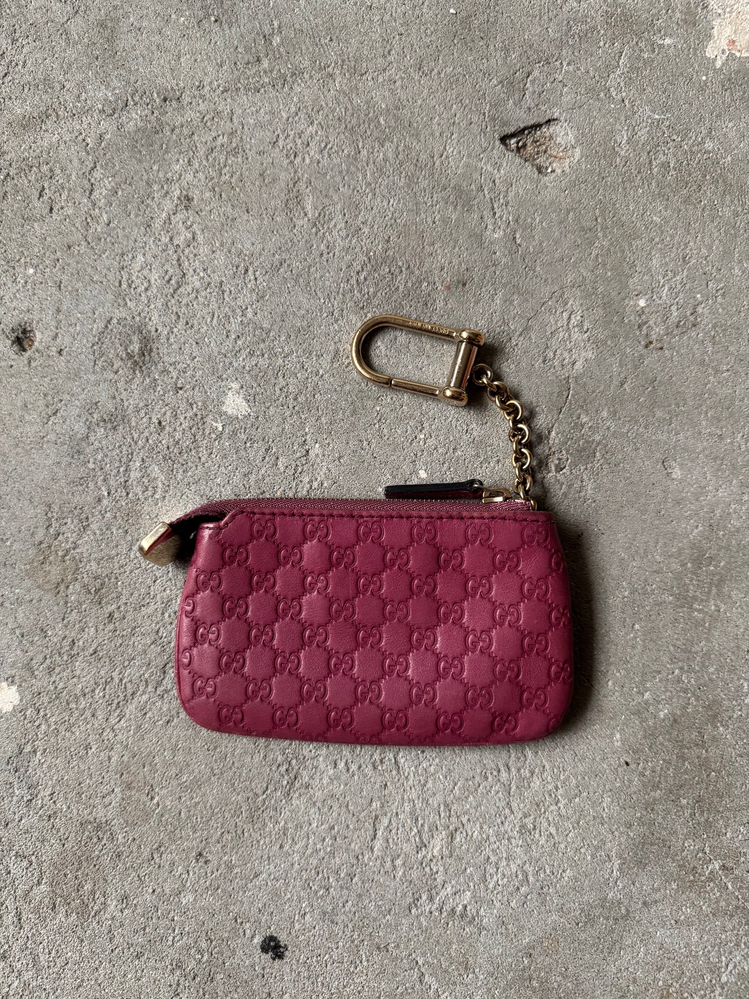 Gucci GG Monogram Coin Purse Pink