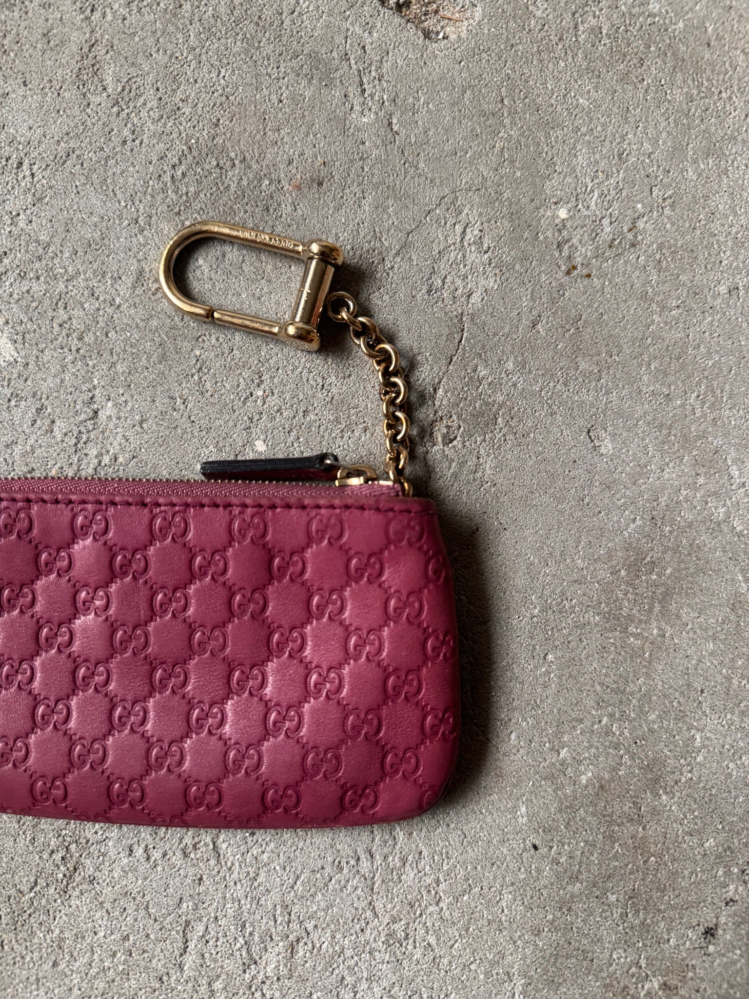 Gucci GG Monogram Coin Purse Pink