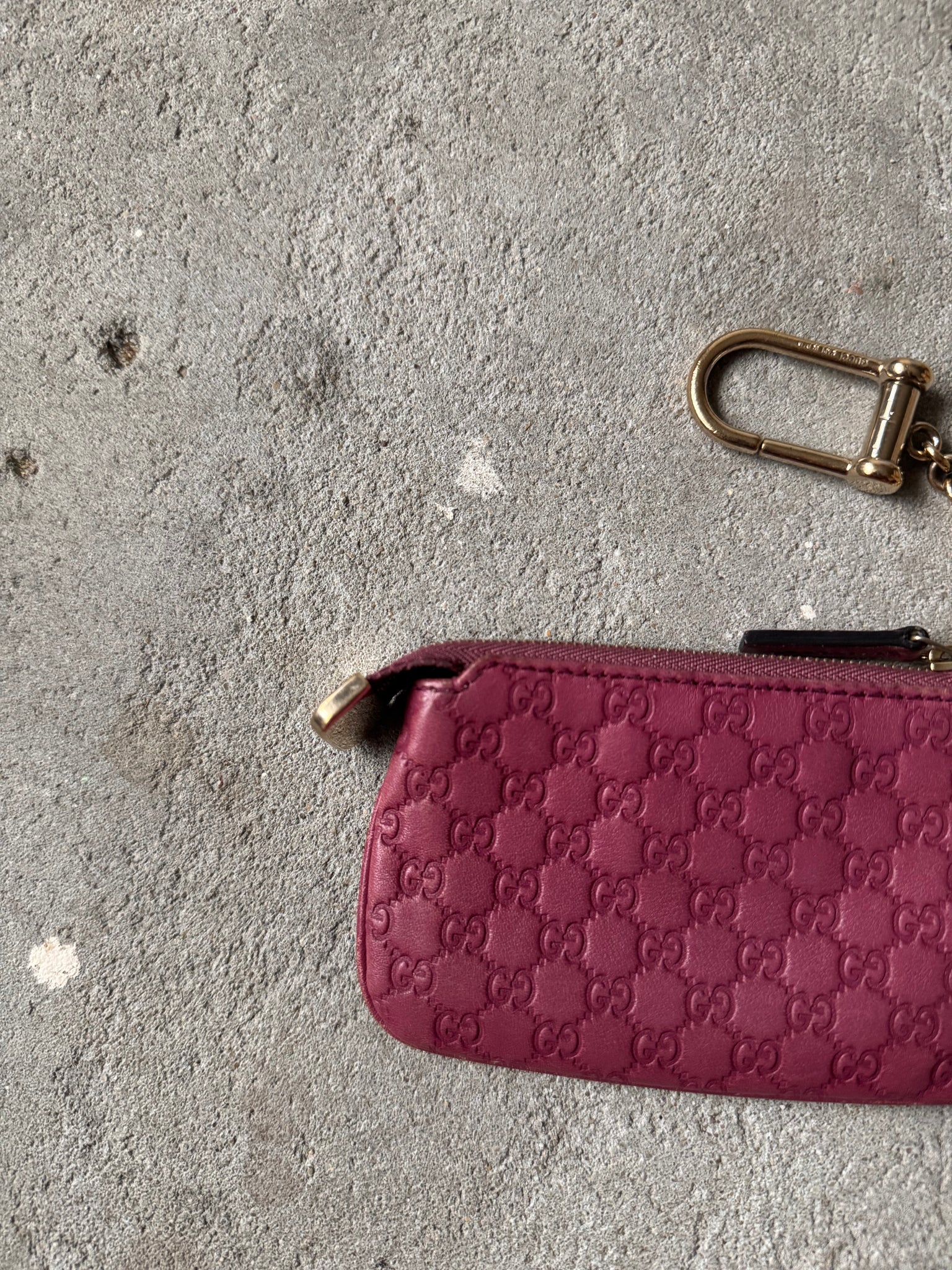 Gucci GG Monogram Coin Purse Pink