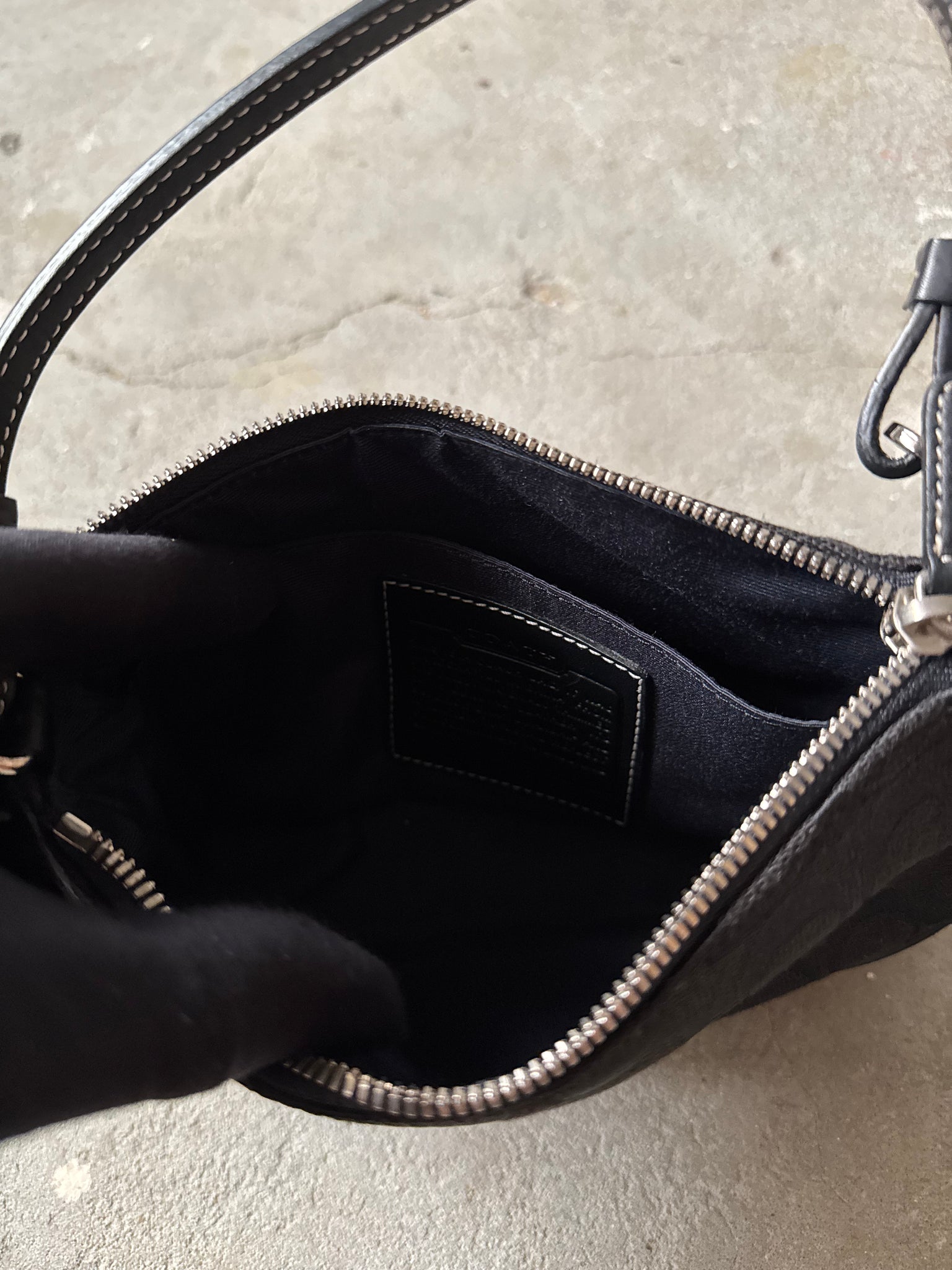 Coach Y2K Demi Shoulder Bag Black