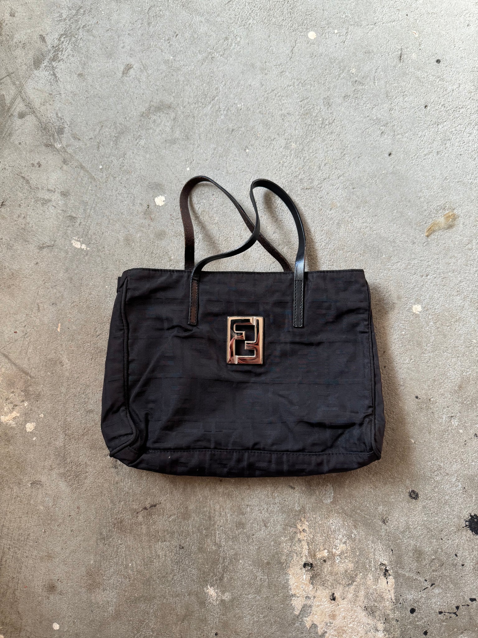 Fendi FF Zucca Nylon Tote Bag