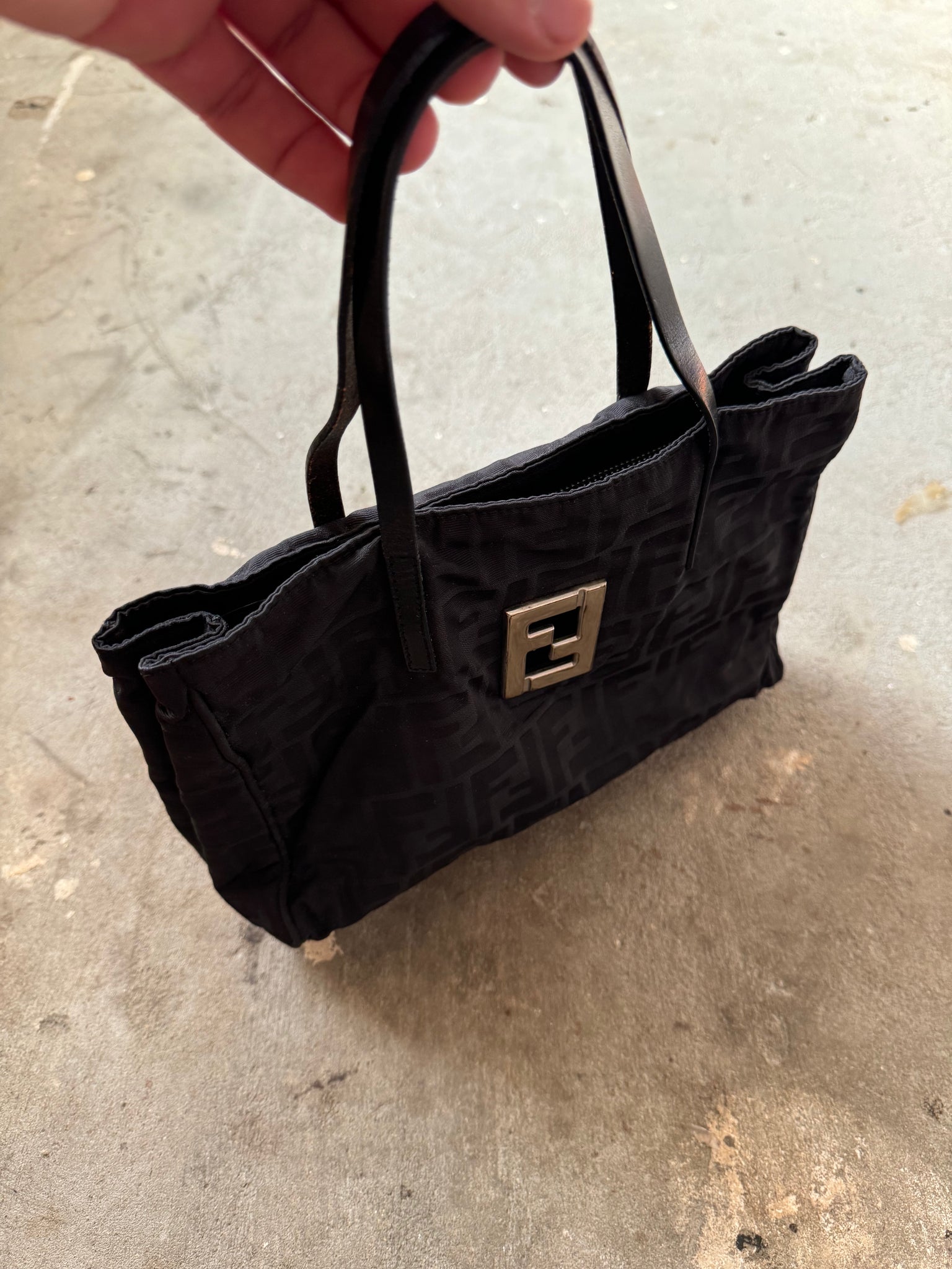 Fendi FF Zucca Nylon Tote Bag