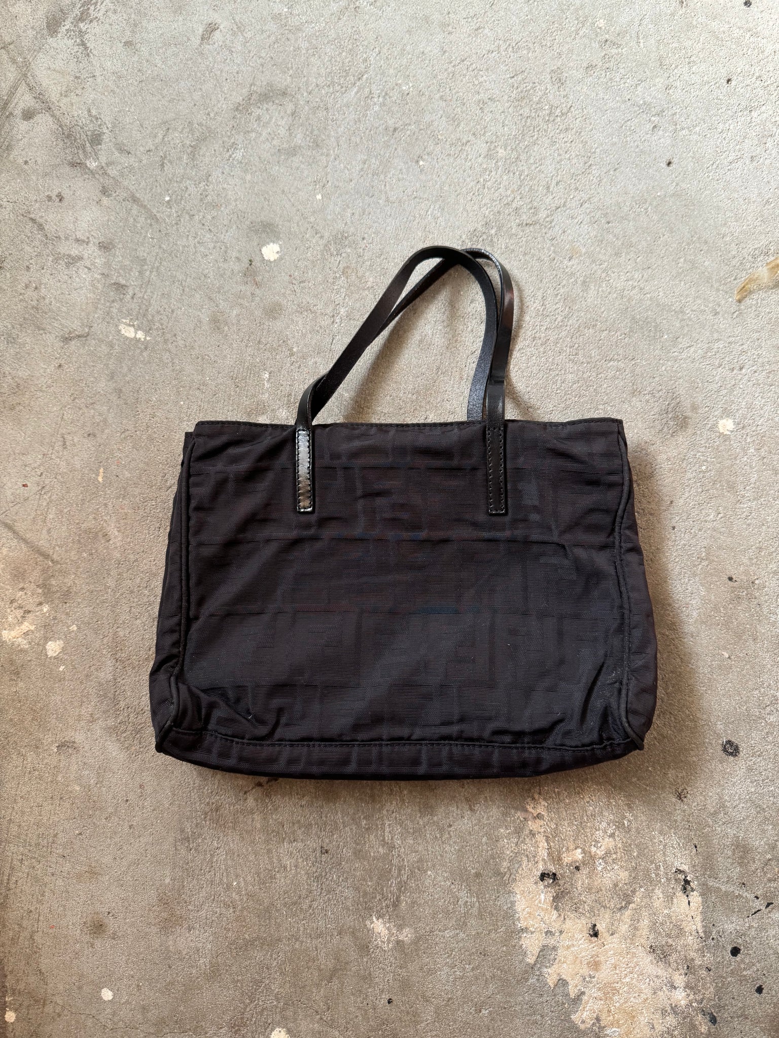 Fendi FF Zucca Nylon Tote Bag