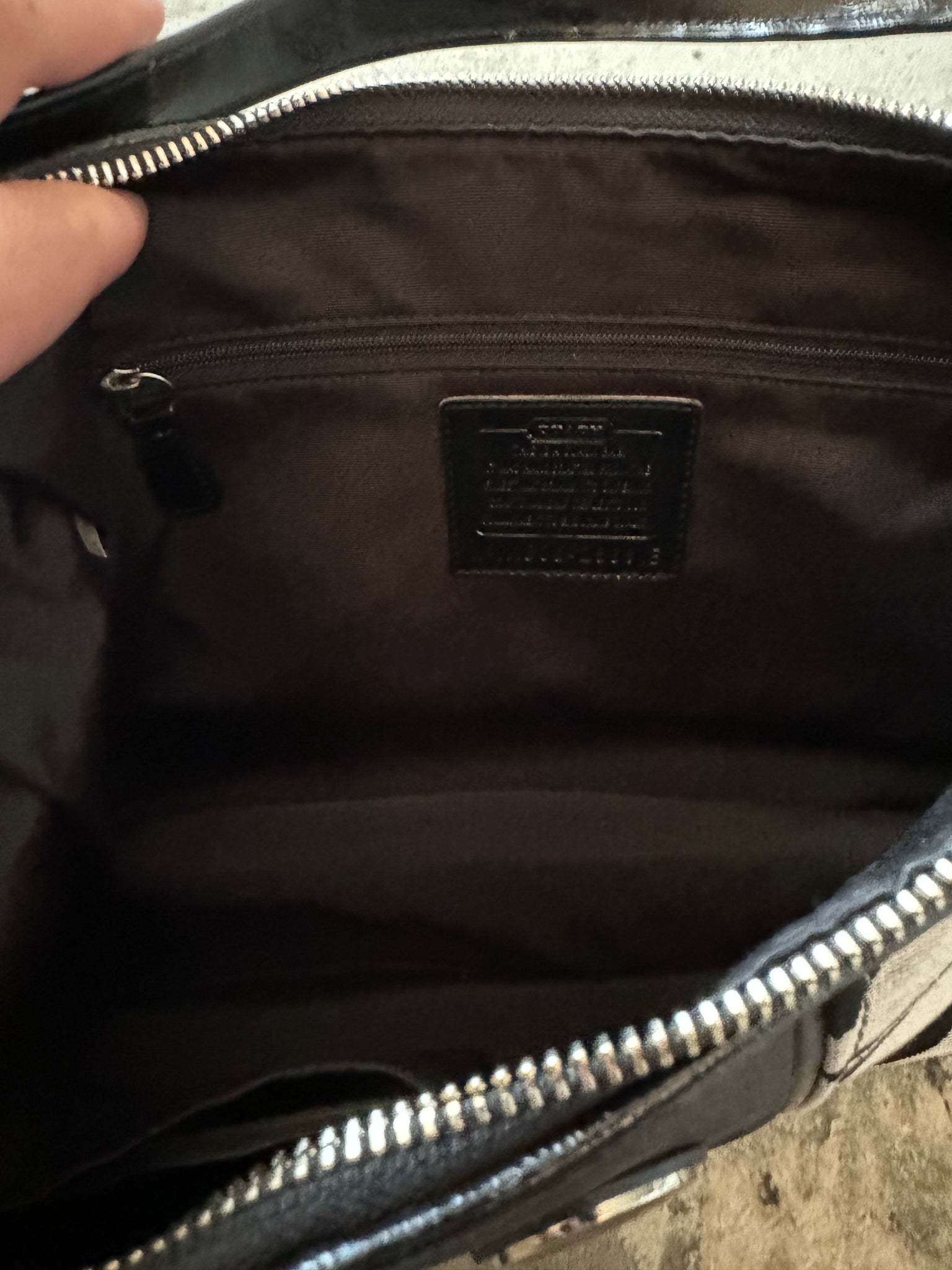 Coach 2Way Hobo Shoulder Bag Black