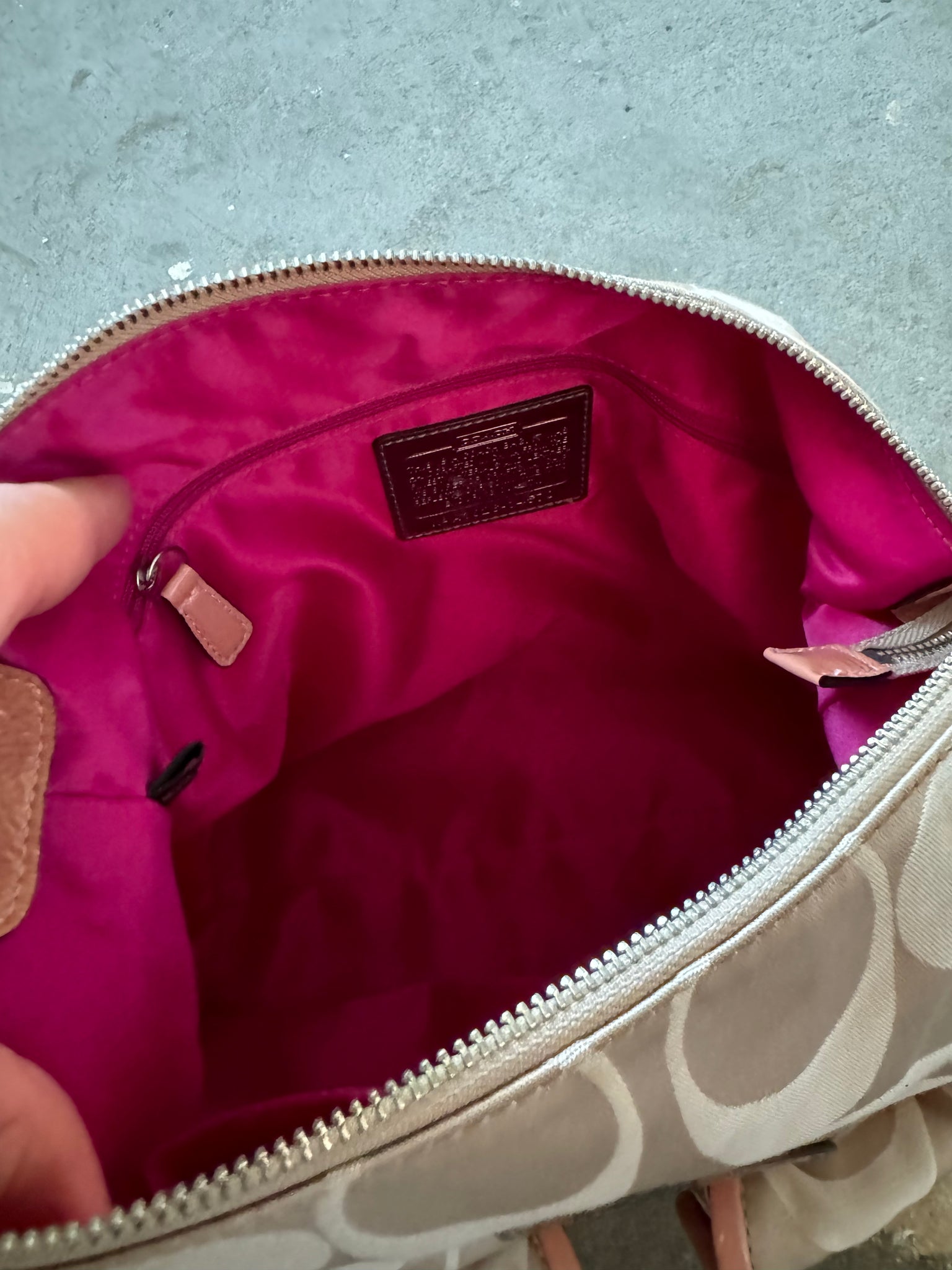 Coach 2Way Poppy Shoulder Bag Gold