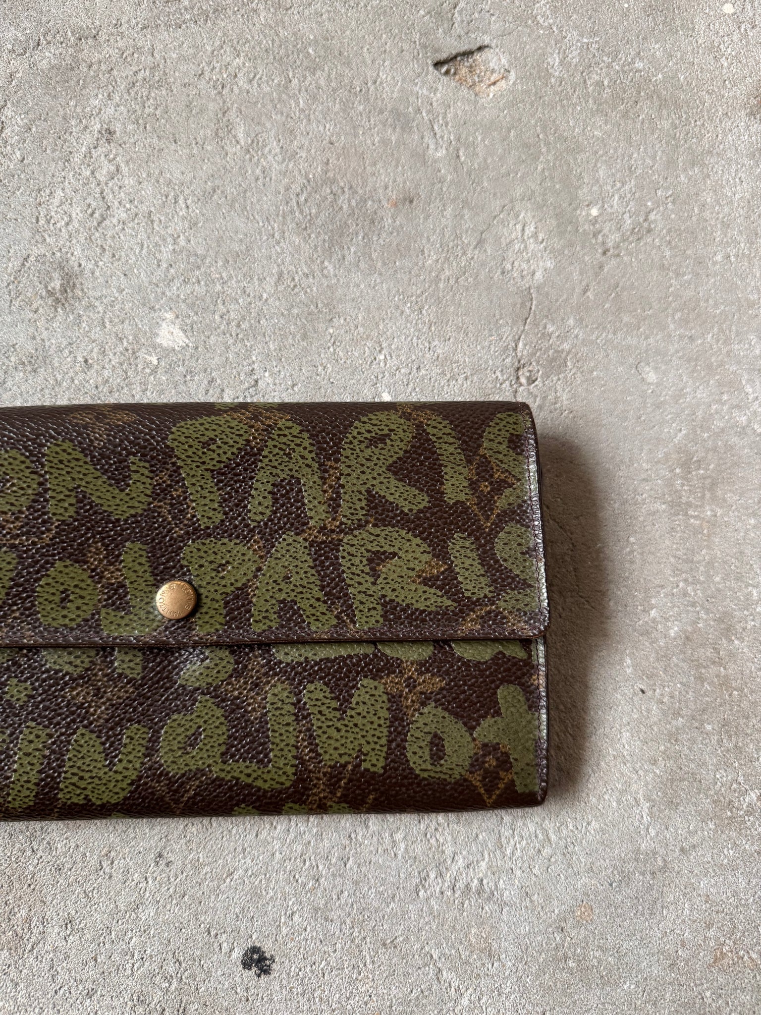 Louis Vuitton Stephen Sprouse Graffiti Porte-Monnaie Wallet Kaki
