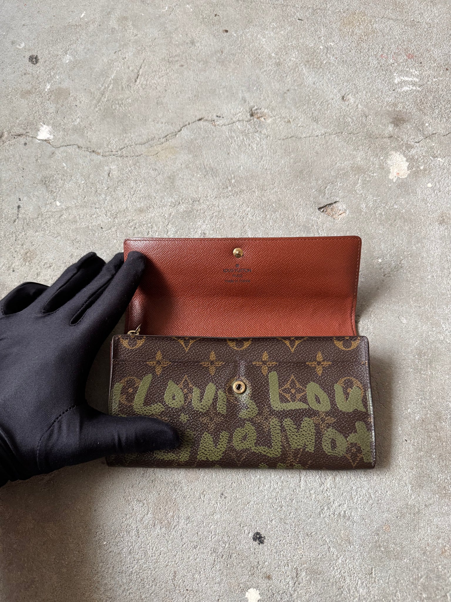Louis Vuitton Stephen Sprouse Graffiti Porte-Monnaie Wallet Kaki