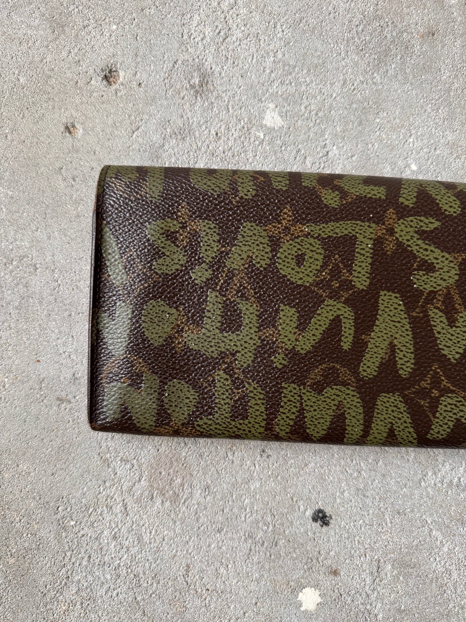 Louis Vuitton Stephen Sprouse Graffiti Porte-Monnaie Wallet Kaki