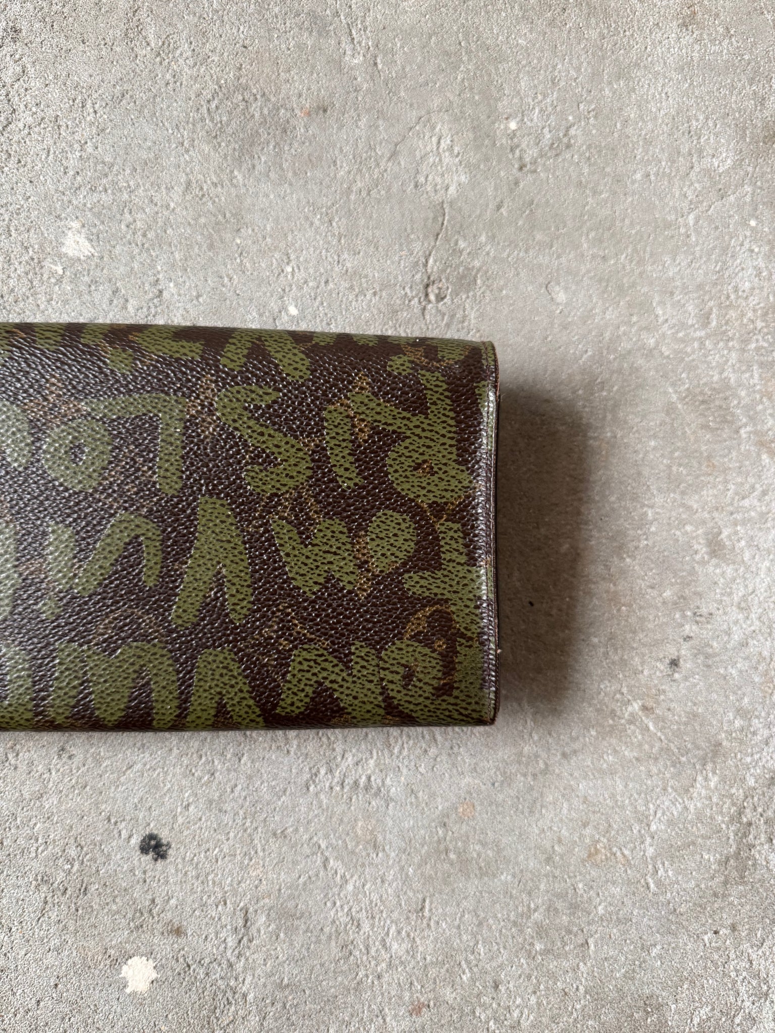 Louis Vuitton Stephen Sprouse Graffiti Porte-Monnaie Wallet Kaki