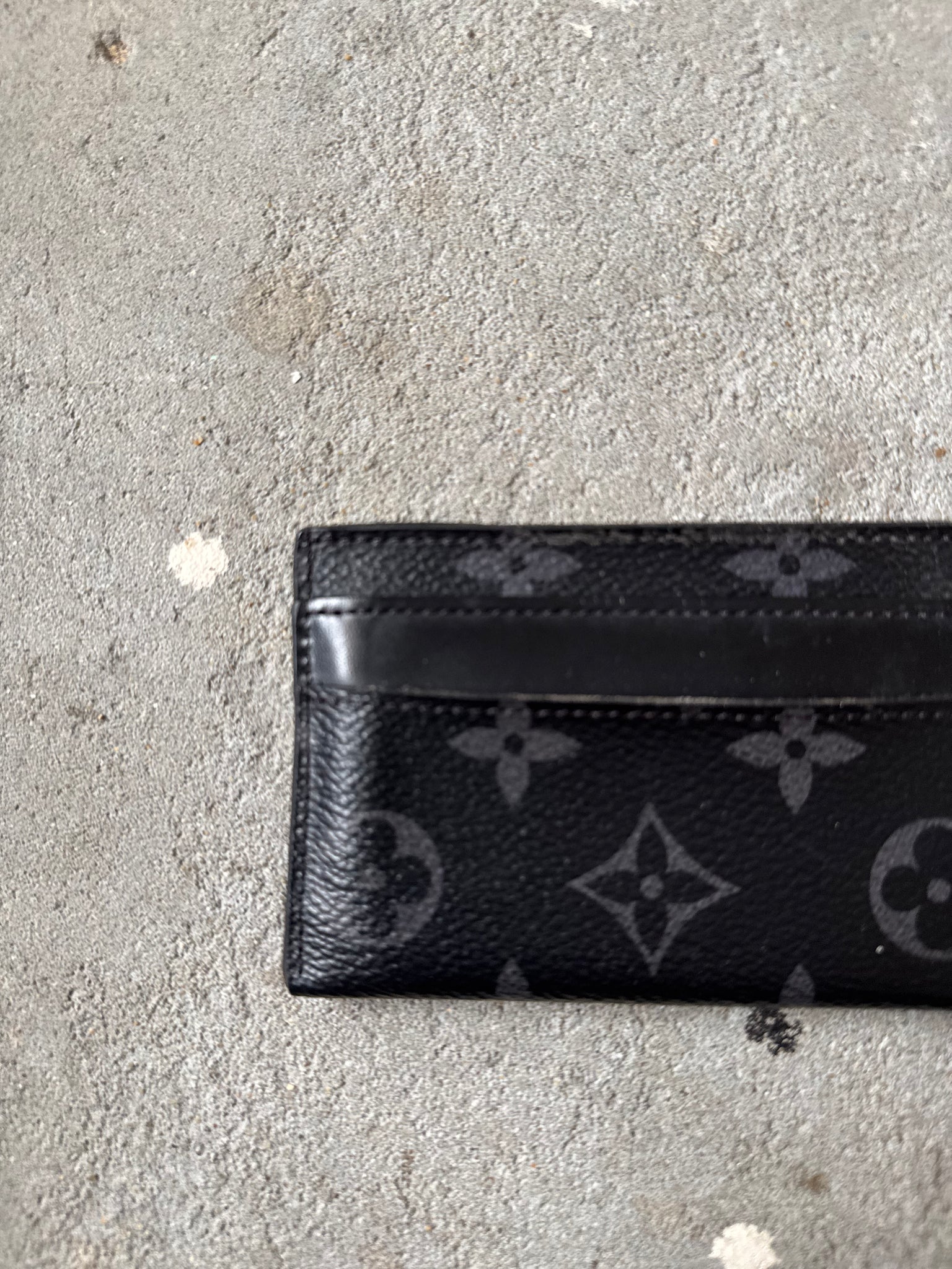 Louis Vuitton Monogram Eclipse Canvas Card Holder Black/Grey