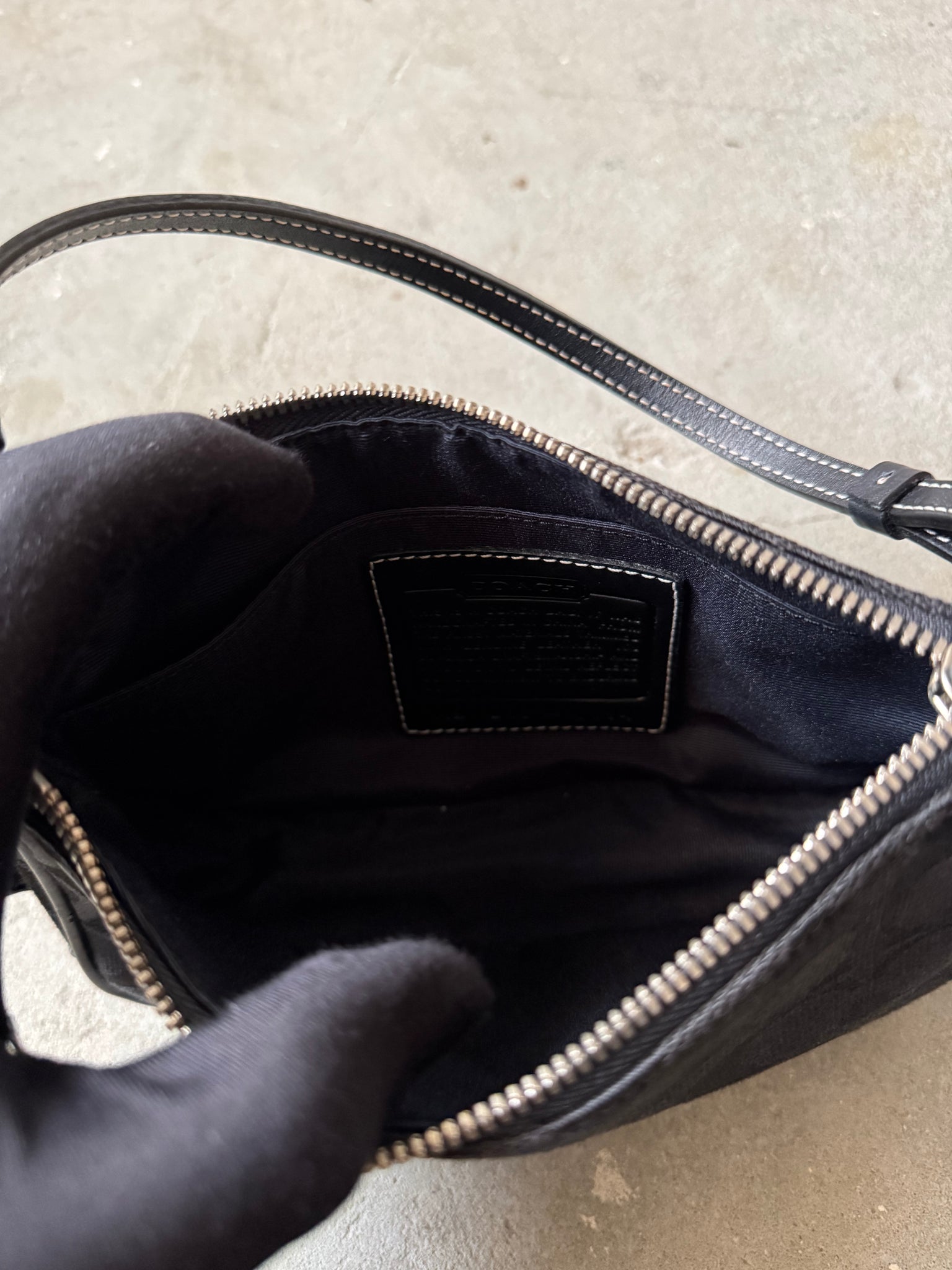 Coach Y2K Demi Shoulder Bag Black