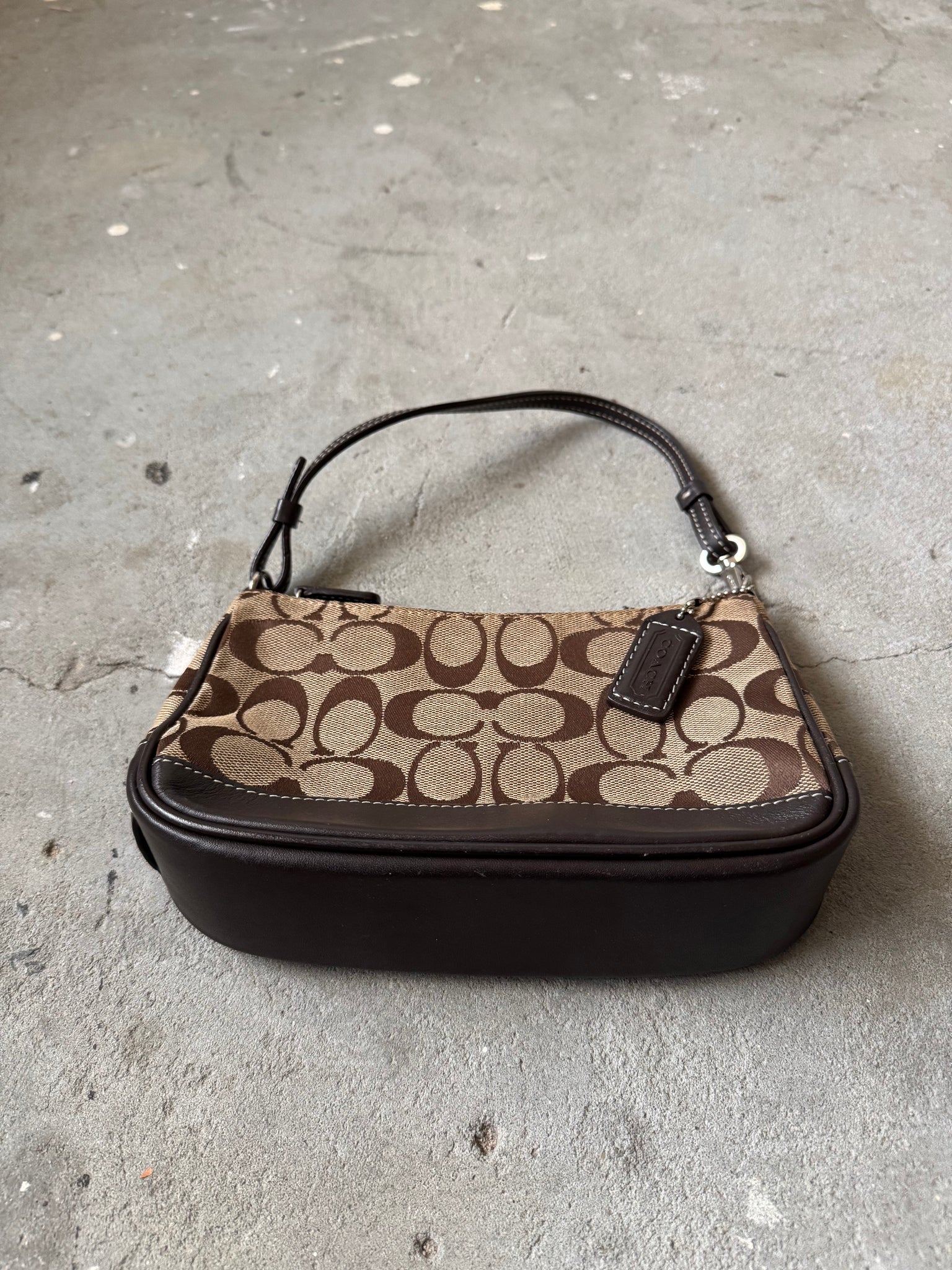 Coach Y2K Demi Shoulder Bag Beige/Brown