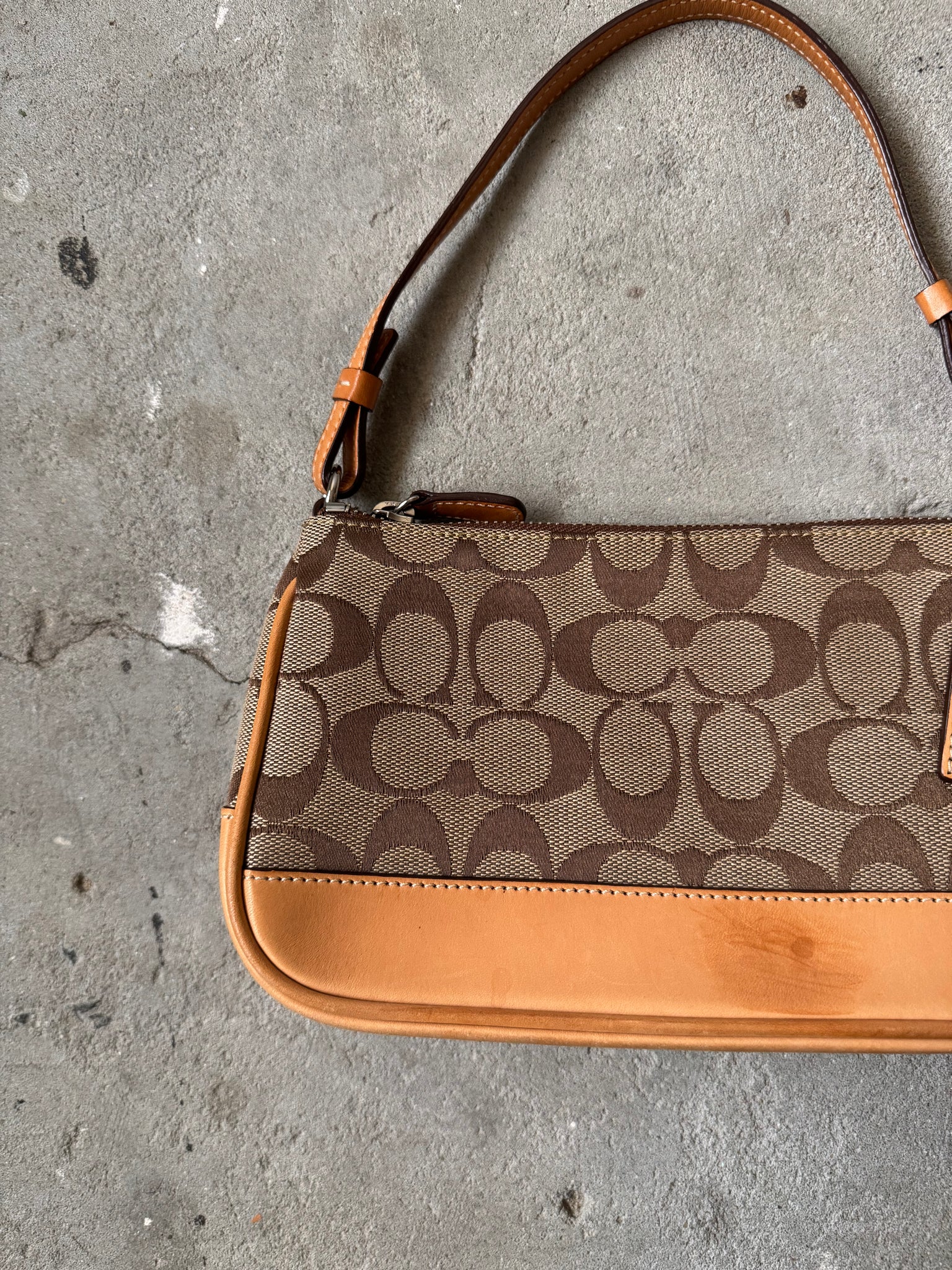 Coach Y2K Demi Shoulder Bag Tan