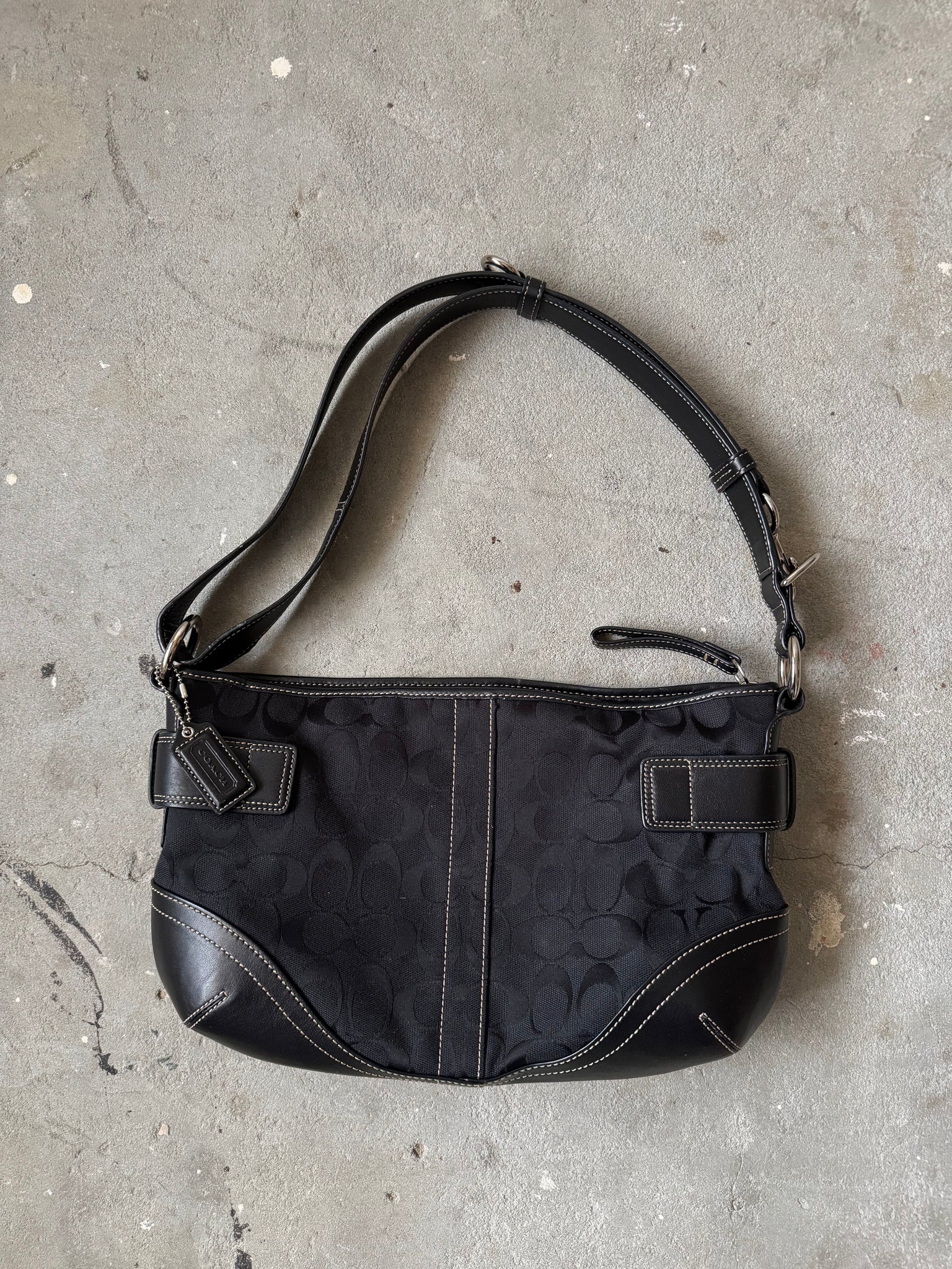 Coach 2Way Signature Sufflette ShoulderBag Black
