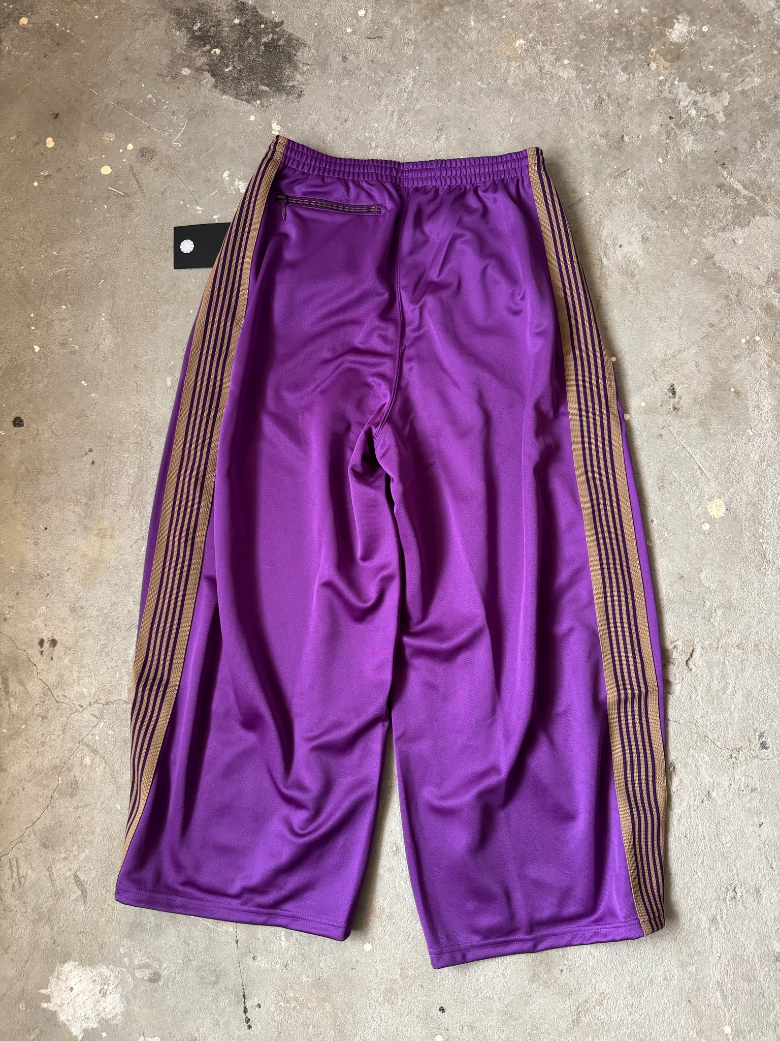 Needles x Kae Tanaka HD Track Pants Poly Smooth Purple/Gold