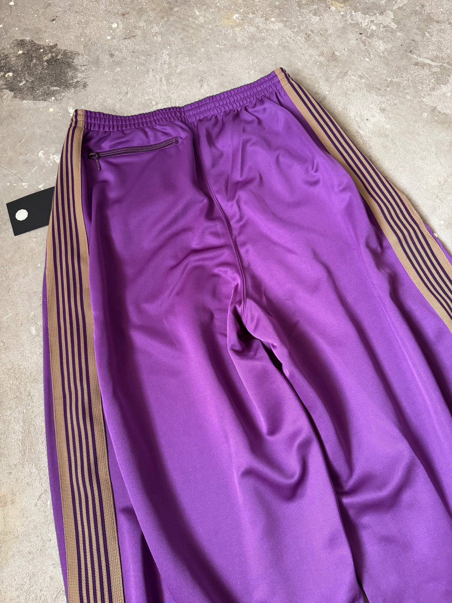 Needles x Kae Tanaka HD Track Pants Poly Smooth Purple/Gold