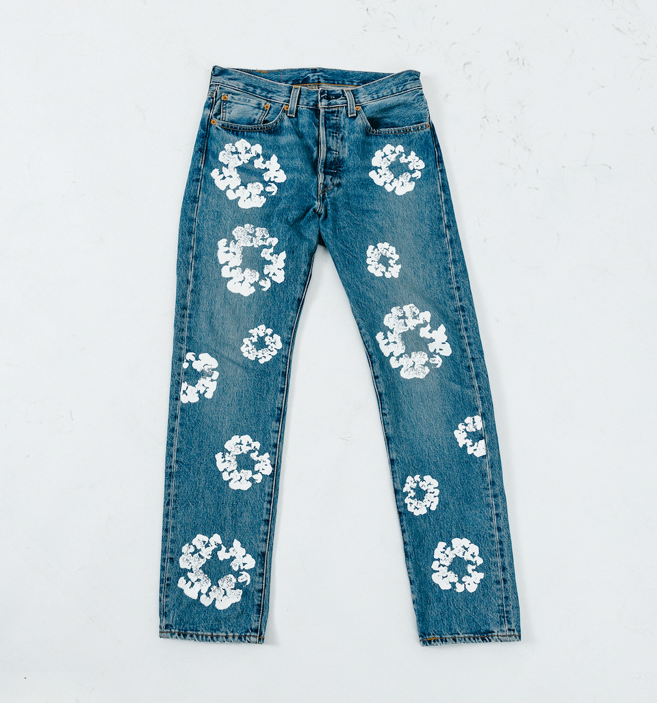 Denim Tears Levi's Cotton Wreath Jean 31 X 32 – Curated by Charbel