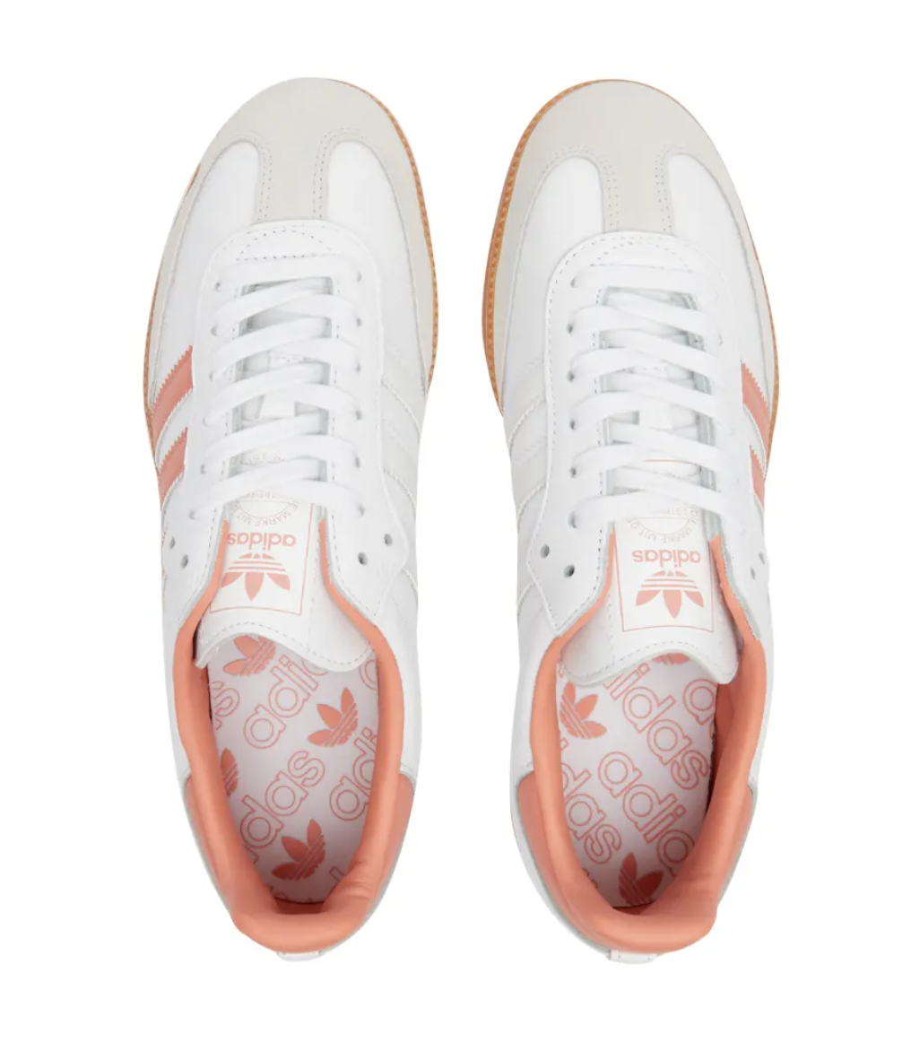 adidas gazelle silver green womens ADIDAS SAMBA OG W CLAY & WHITE – Curated by Charbel