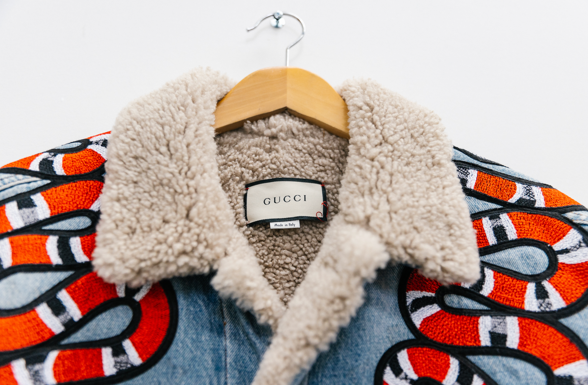 Gucci Denim Jacket with Patches Special Order (Size 50)