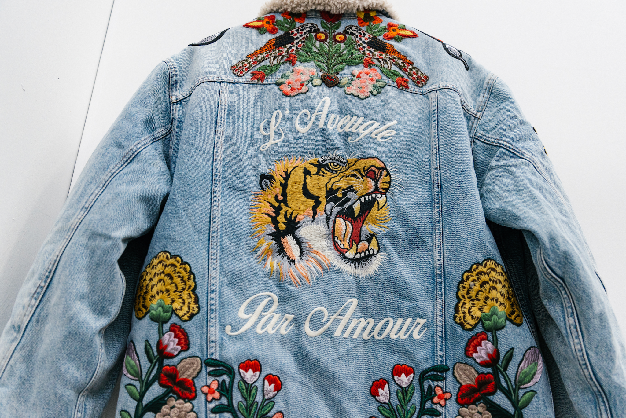 Gucci Denim Jacket with Patches Special Order (Size 50)