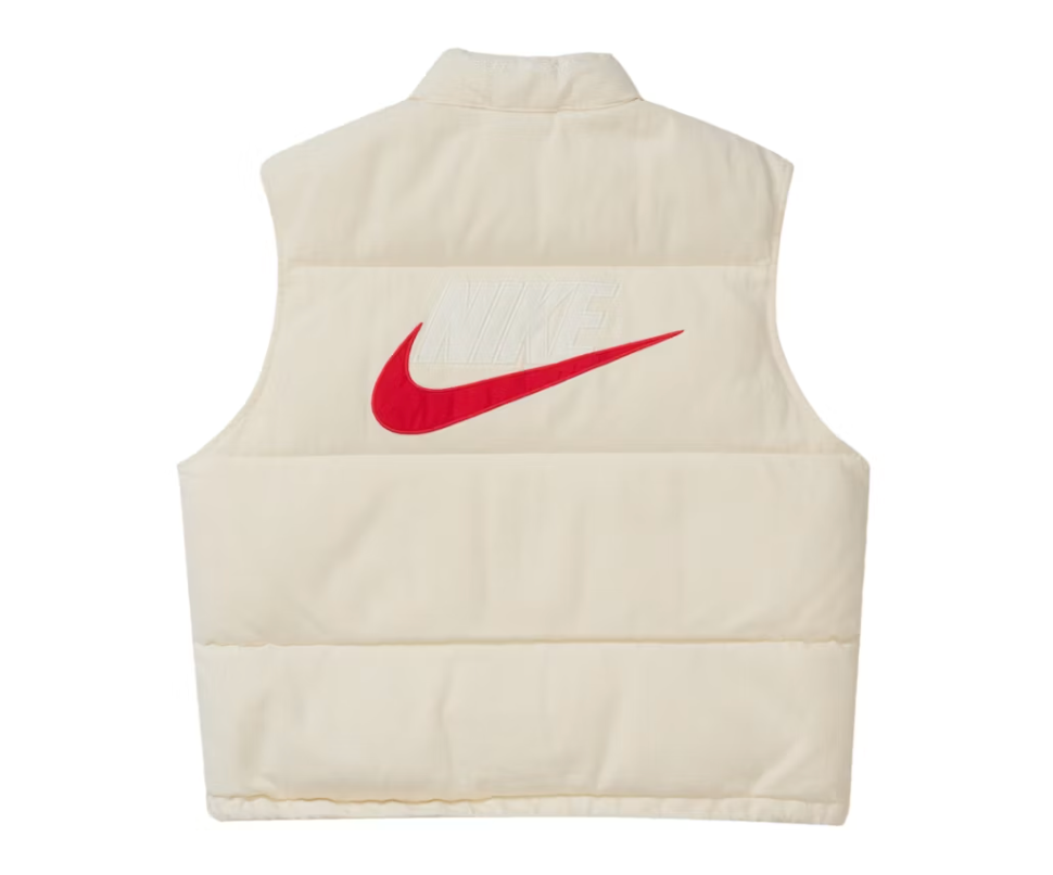 Supreme Nike Denim Puffer Vest Natural