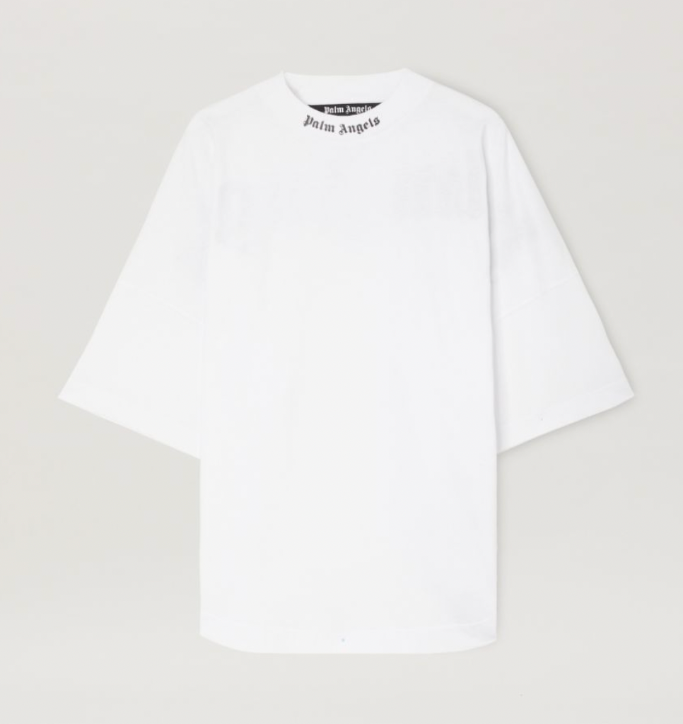 Palm Angels Logo Tee White