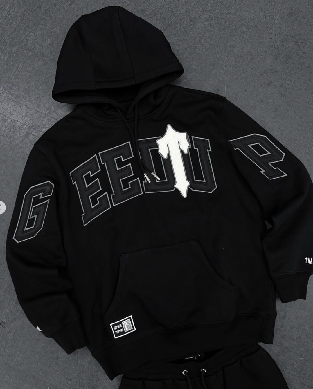Geedup X Trapstar Irongate Hoodie Black