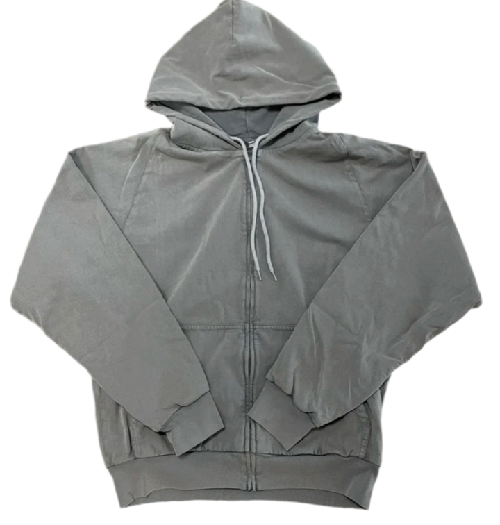 Yeezy Gap LA Poetic Grey Zip Up Hoodie