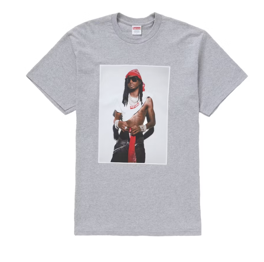Supreme Playboi Carti Grey T Shirt