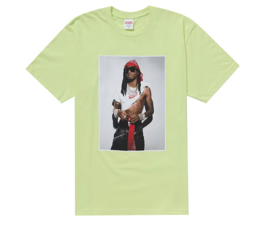 Supreme Playboi Carti Pale Green T Shirt