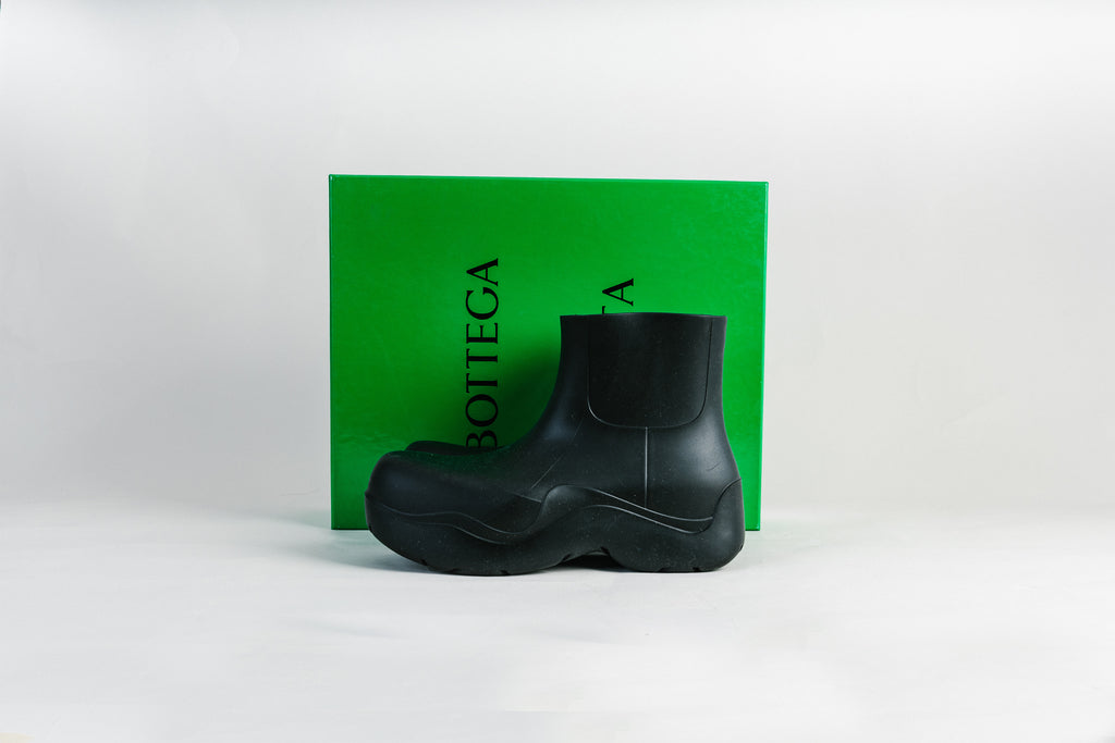 Bottega Veneta Black Puddle Boots Size 39/US6 Mens