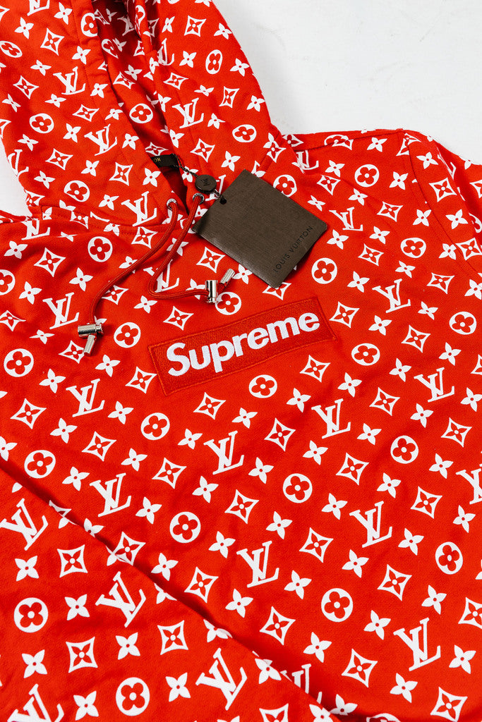 Supreme x Louis Vuitton Box Logo Tee Hoodie XXS