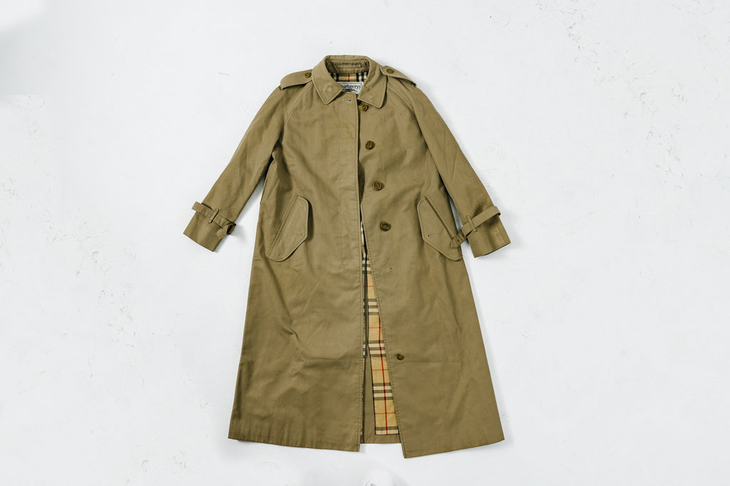 Burberry Brown Vintage Trench Coat