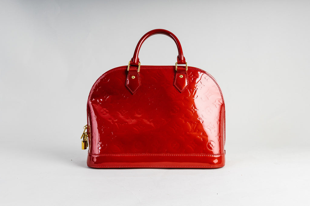 Louis Vuitton Alma PM Red Bag