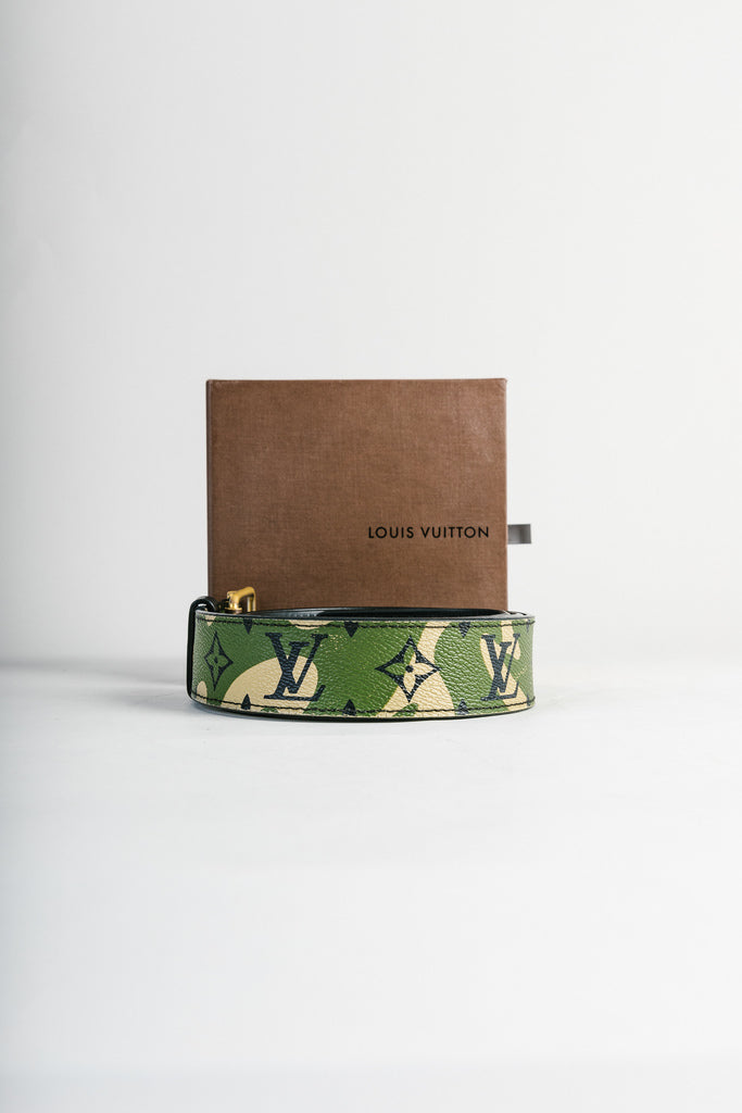 Louis Vuitton Takashi Murakami Camouflage Belt