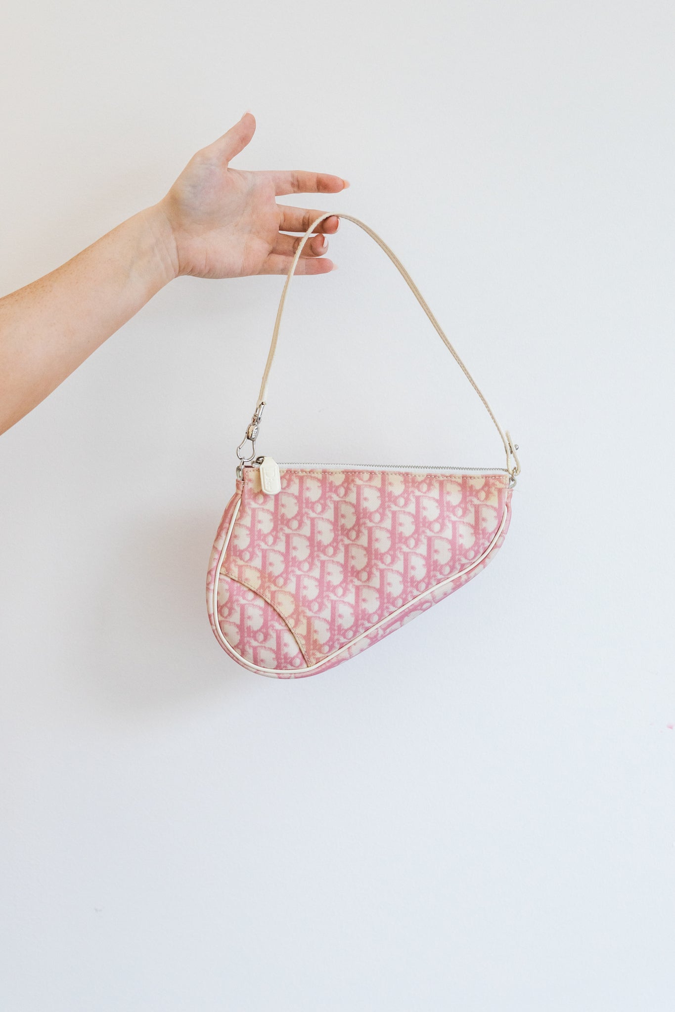 Dior Trotter Saddle Bag Pink