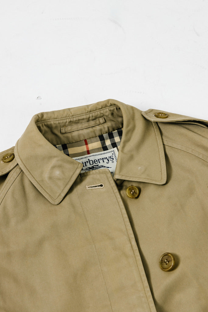 Burberry Brown Vintage Trench Coat
