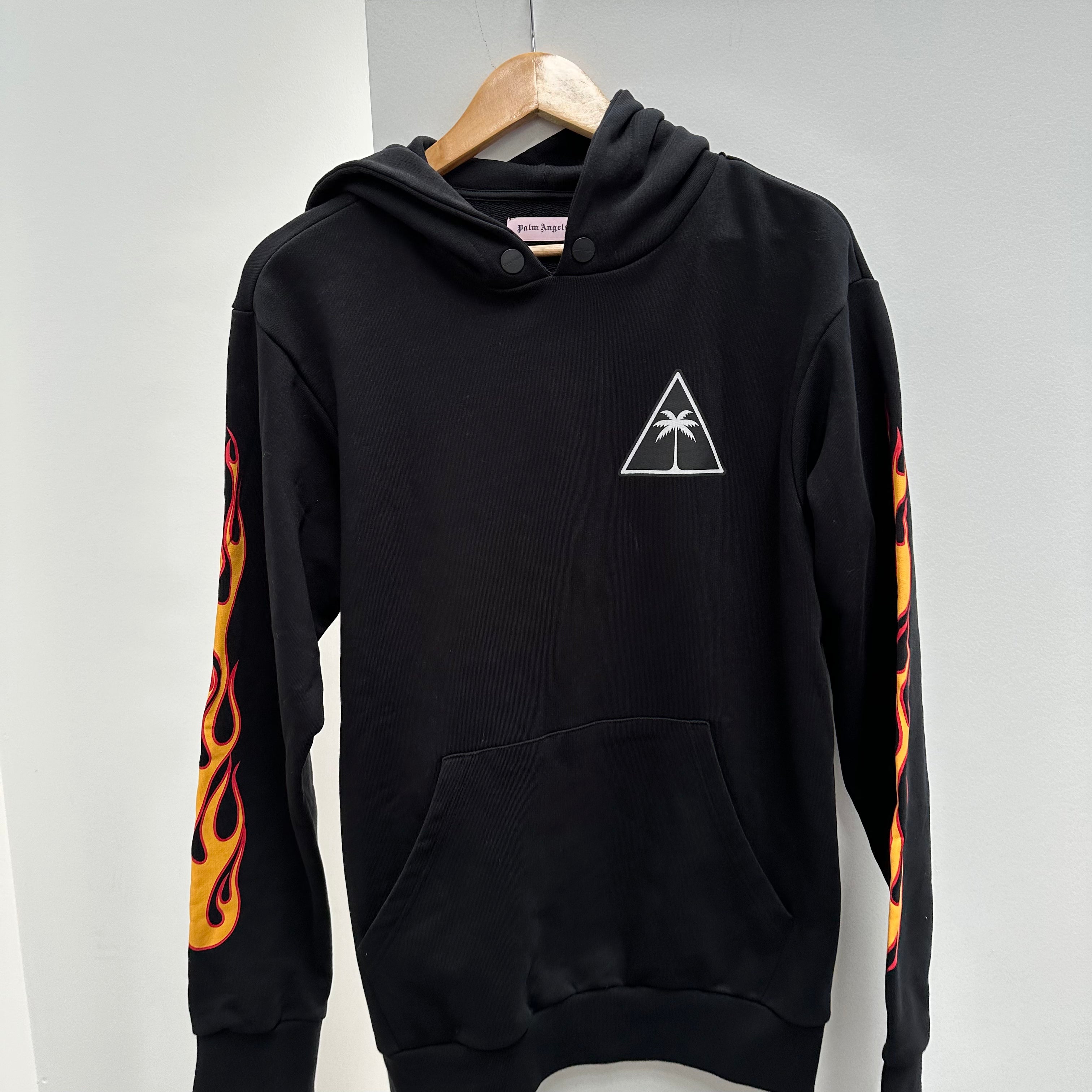 Palm Angels Flame Hoodie M Curated by Charbel