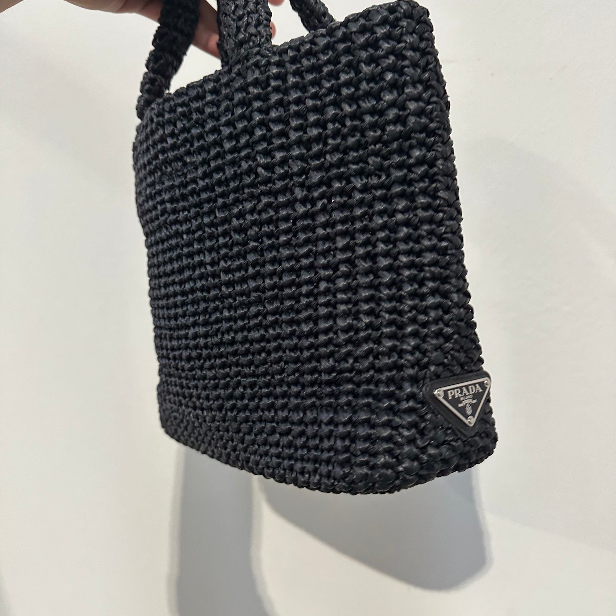 Prada Small Crochet Tote Bag