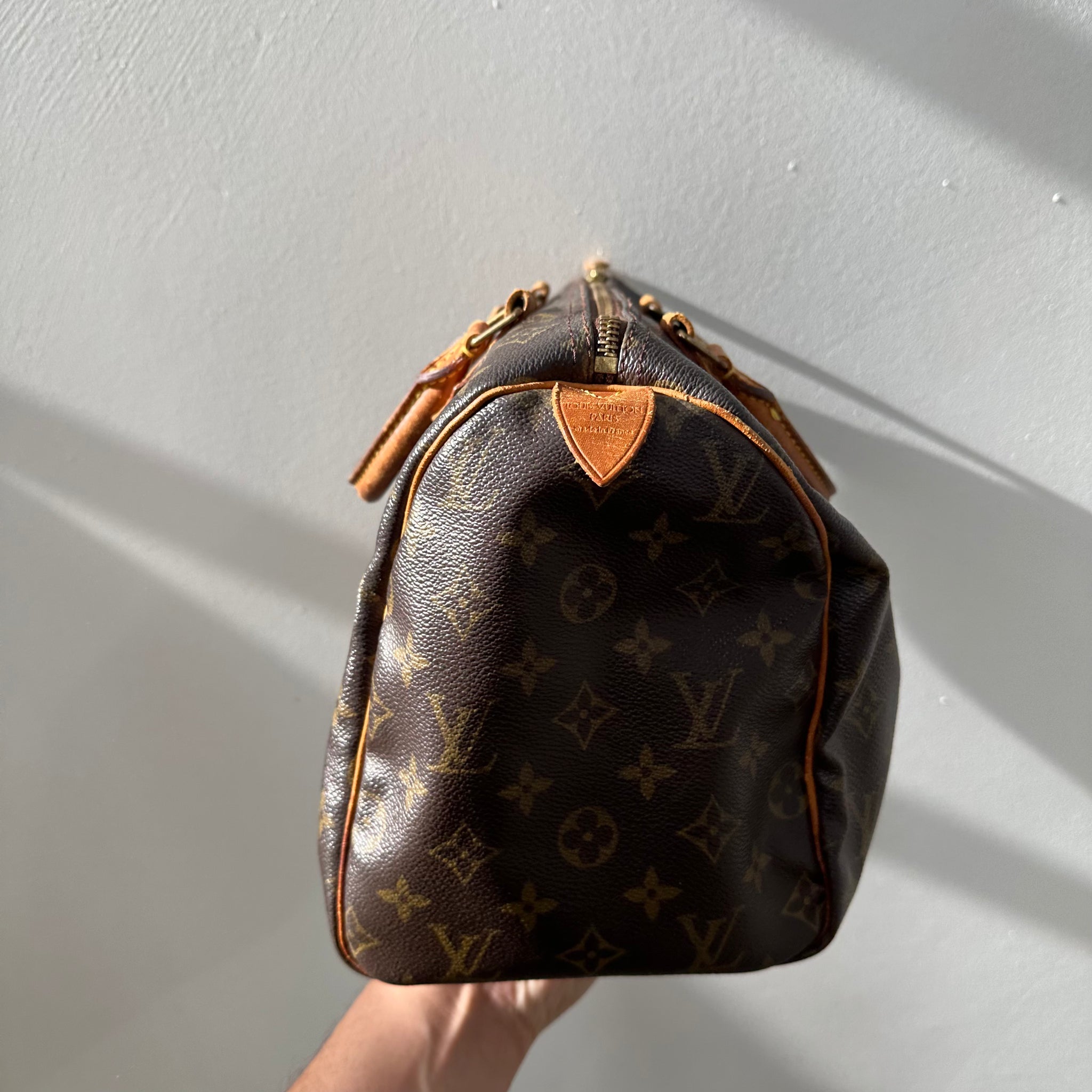 Louis Vuitton Speedy 30 Monogram Hand Bag (2002)
